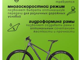 Горный велосипед Atom Bion Seven 20, год 2024, цвет Серый, ростовка 13.5