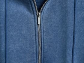 Толстовка на молнии, Синий