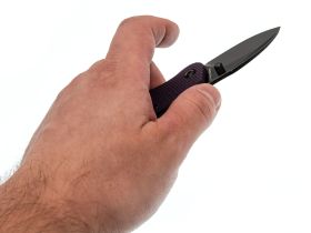 Складной нож Mr.Blade Rexbo Gen.2 blackwash сталь D2, рукоять Violet G10 фиолетовая