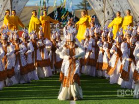 Игры начались. Зажжён огонь XXII Спартакиады по национальным видам спорта