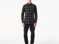 Мужская клетчатая рубашка Lacoste Slim Fit