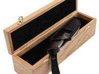 Шкатулка для ножа с двойным дном, ясень, бесцветное масло