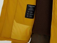 Утепленная куртка со съемным капюшоном