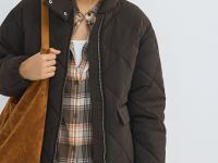 Утеплённая куртка, Коричневый