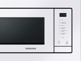 Встраиваемая микроволновая печь Samsung MS23A7118AW/BW, 23 л белый
