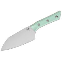 Нож кухонный Сантоку Microtech Santoku Knife 6', сталь M390MK, рукоять G10, бирюзовый