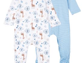 Комбинезон детский трикотажный для мальчиков, 2 шт в комплекте