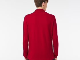 Мужское поло Lacoste с длинными рукавами