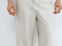 Брюки из микротвила, Белый