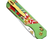 Складной нож Kizer Christmas Militaw, сталь S45VN, рукоять алюминий/G10, ограниченная серия