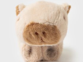 Игрушка-браслет меховой на руку - Капибара