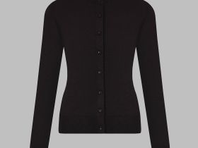 Кардиган прямого кроя с шерстью