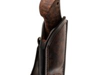 Авторский нож Лёд, сталь мозаичный дамаск, подарочная шкатулка