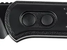 Выкидной складной нож Boker Alluvial All Black, сталь D2, рукоять авиационный алюминий