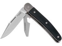Складной нож LionSteel Jack, сталь M390, рукоять G10, черный