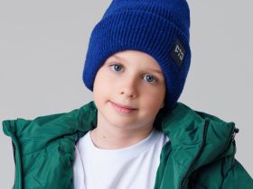 Шапка трикотажная для мальчиков