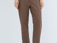 Чиносы с тонким ремнём, Коричневый