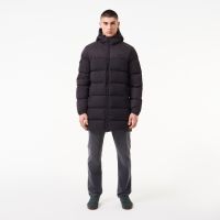 Мужской стёганый пуховик Lacoste с капюшоном