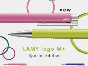 Ручка шариковая LAMY 206 logo, M16 Матовая сталь