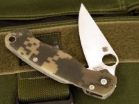 Складной нож Spyderco Para Military 2, сталь CPM® S45V™, рукоять G10, камуфляж (Digi Camo)