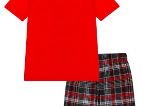 Комплект для мальчиков: фуфайка (футболка) трикотажная, шорты текстильные