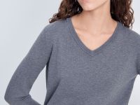 Джемпер с v-образным вырезом