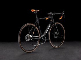 Шоссейный велосипед Cube Cross Race C:62 Pro, год 2025, цвет Серый-Оранжевый, ростовка 21