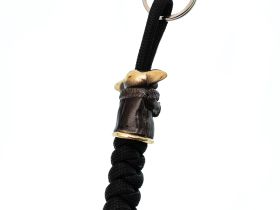 Бусина "Милый Грогу" с темляком, бронза