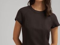 Платье мини изо льна и вискозы