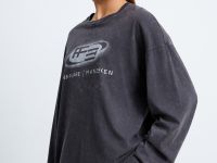 Лонгслив из хлопка с принтом из коллаборации с man