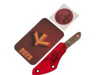 Нож N.C.Custom киридаши Лошадь stonewash, сталь AUS-8