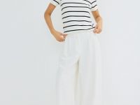 Базовый джемпер с коротким рукавом, Белый