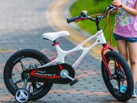 Детский велосипед Royal Baby Space Shuttle 18, год 2022, цвет Черный