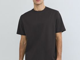 Футболка из мерсеризованного хлопка, Коричневый