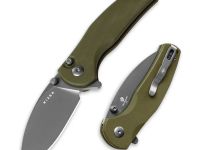 Складной нож Kizer Mini Grouper, сталь D2, рукоять G10, зеленый