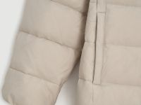 Пуховое пальто со съемным капюшоном