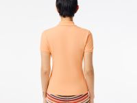 Женское поло Lacoste Slim Fit из эластичного хлопка