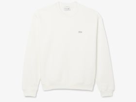 Хлопковый свитшот Lacoste свободного кроя унисекс