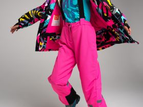 Зимняя куртка из мембранной ткани для девочки