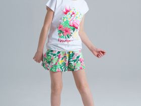 Комплект: футболка, шорты для девочки