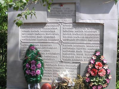 Братская могила советских воинов, погибших в период Сталинградской битвы