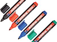 Маркер перманентный Edding "300" 1,5-3 мм с круглым наконечником, зеленый