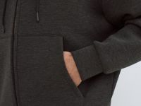 Толстовка на молнии с капюшоном, Серый