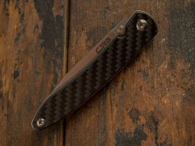 Складной нож CJRB Ria, сталь 12C27N, рукоять карбон