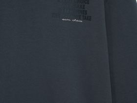 Базовый свитшот с принтом, Серый