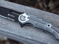 Складной нож CRKT Ikoma Sampa Black, сталь AUS-8, рукоять алюминиевый сплав