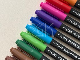 Набор маркеров двусторонних Languo 12 цветов, 0,5-1,5 мм