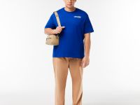 Мужская Футболка Lacoste из плотного хлопка