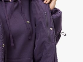 Женская парка Lacoste с капюшоном