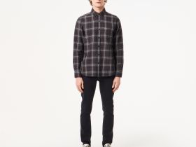 Мужская хлопковая рубашка Lacoste в клетку